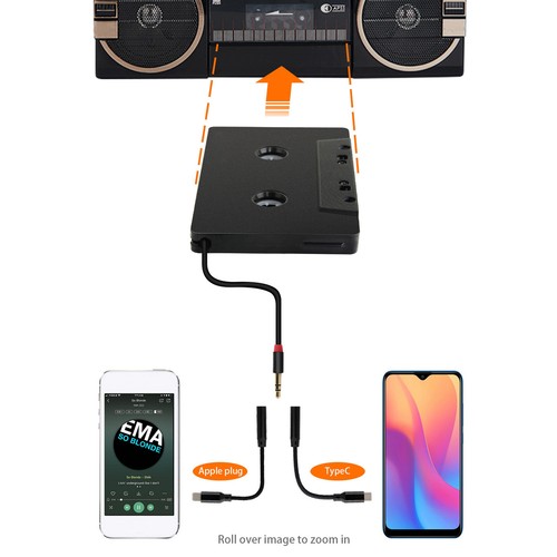 Acar cassette tape - cassette, adapter