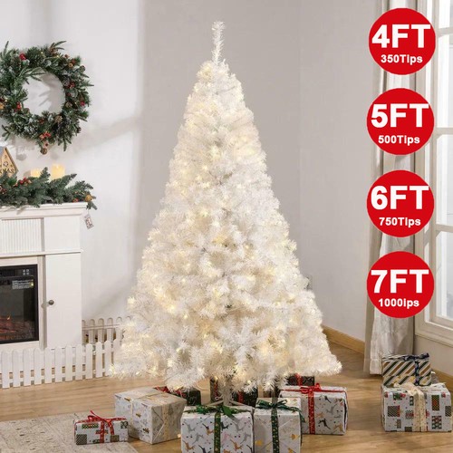 7ft white christmas tree - 4/5/6/7ft,