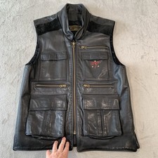 Wested Leather Jacket Mens