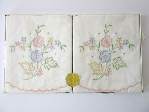Pair unused vintage - unused, dorcas