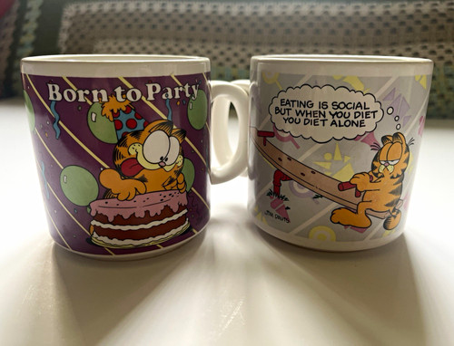 Garfield 1978 ceramic - ceramic, printed