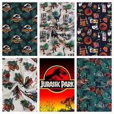 Jurassic Park Dinosaurs Fabric