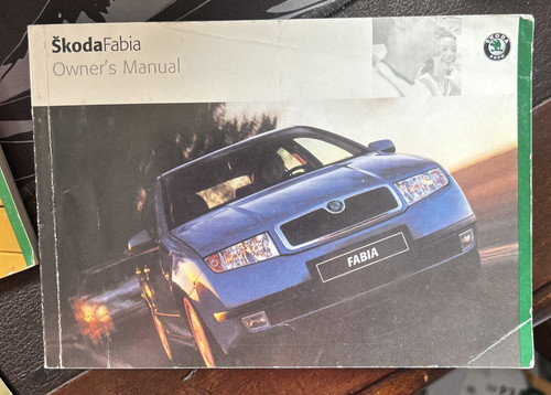 Genuine skoda fabia - skoda, handbook