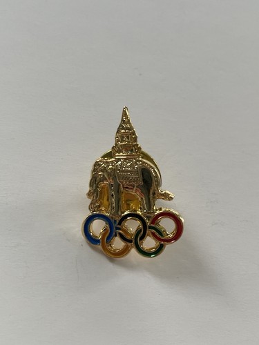 Olympic rings elephant - rings, gold