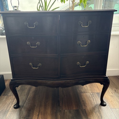 Vintage mahogany cabinet read - mahogany,
