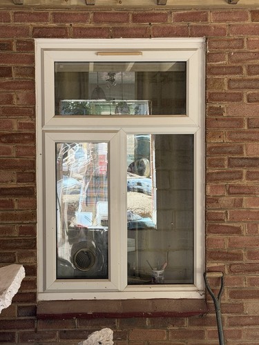 Upvc window white 96cm x - upvc, (w)