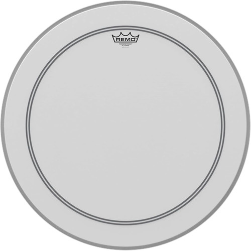 Remo powerstroke coated - coated, 18"