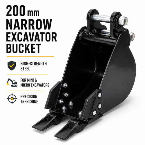 200mm narrow mini - 200mm, excavator