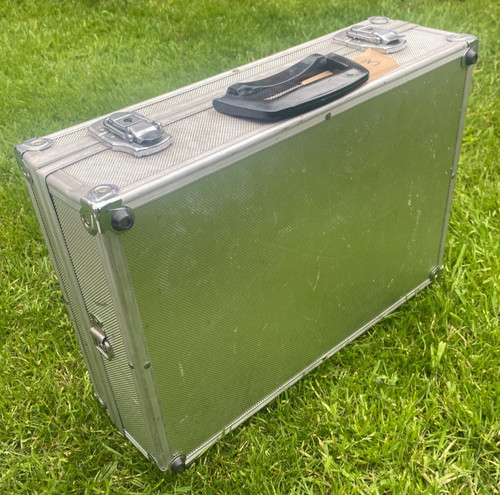Aluminium flight carry case - aluminium,