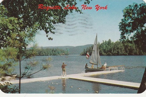 Sailboats raquette lake - on,