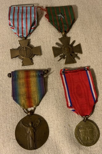 French wwi military medals - french,