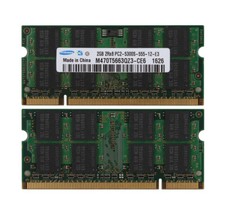 4GB RAM 2X 2GB PC2-5300S 5300