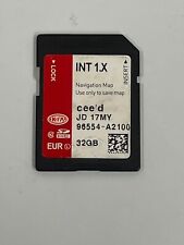 Genuine Kia Cee’d Satellite** Navigation SAT NAV SD Card 96554-A2100