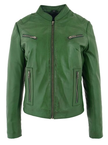 Ladies leather biker style - ladies,