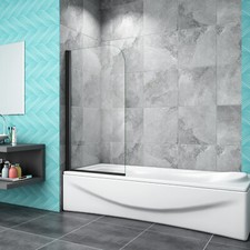 Bathroom matt black 800X1400mm