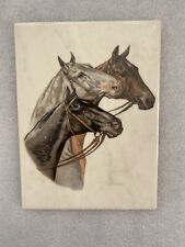 Wall Tile Of Three Horses 