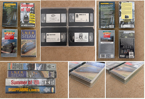 Railway steam train vhs - 4,