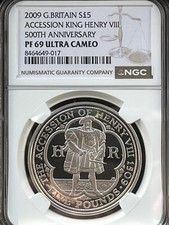 2009 Silver Proof £5