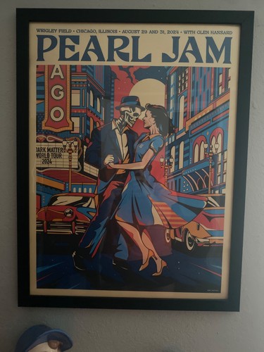 Pearl jam poster - jam, wrigley