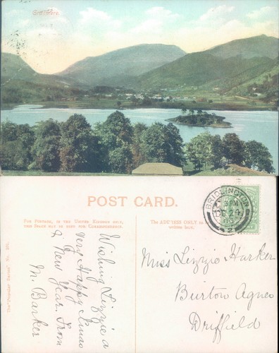Grasmere landscape and lake - , jm
