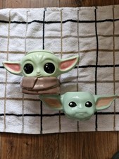 Star Wars Baby Yoda Collectors Cookie Jar And Mug