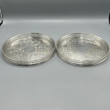 PAIR Vintage Silver Plate