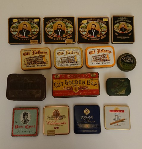 Vintage tobacco tins - 15, x
