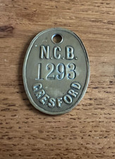 large size  GRESFORD. 1293    COLLIERY MINERS PIT CHECK