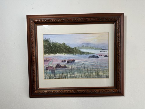 Original watercolour rustic - original,