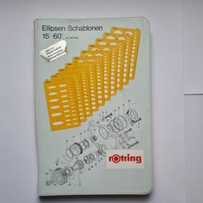 Rotring ellipsen schablonen - ellipsen-schablonen, in