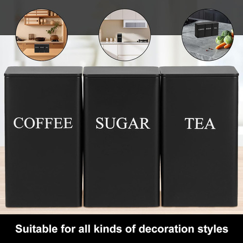Metal tea coffee sugar - metal,
