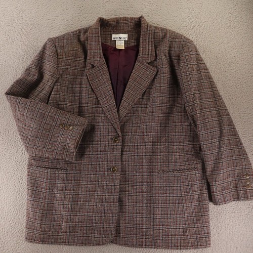 Vtg tweed jacket womens 26w - vtg,