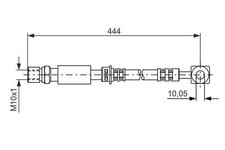 Brake Hose For Saab 9-5 Estate