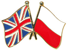 UK & POLAND FRIENDSHIP Flag