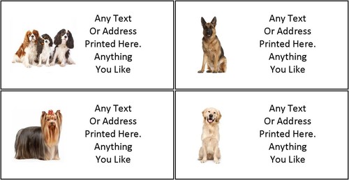 Small personalised dog - small,