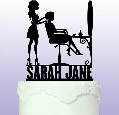 Personalised hairdresser cake - hairdresser,