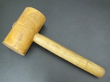 LARGE VINTAGE CARPENTERS MALLET, CARVERS MALLET ,