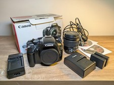 Canon EOS 1100D Digital SLR Camera + original box and extras