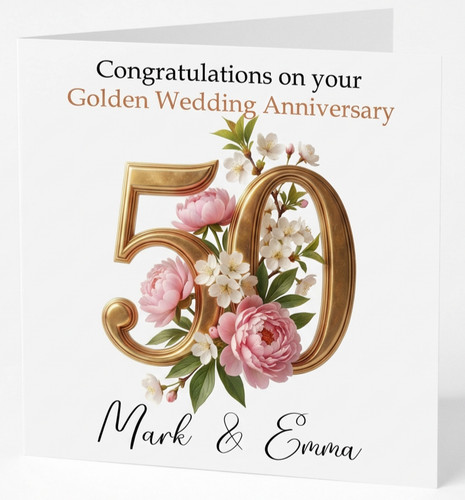 Personalised 50th wedding - personalised,