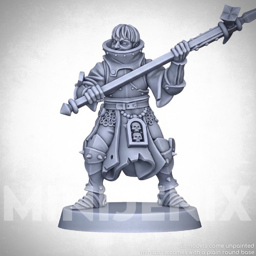 Battle nun knight - battle, dnd