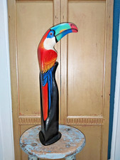 HAND CARVED WOODEN PAINTED