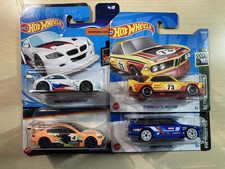 Hot wheels bundle x 4 Racing BMW collection M3 GT2 Neon Speeder M3 Wagon Z4 CSL