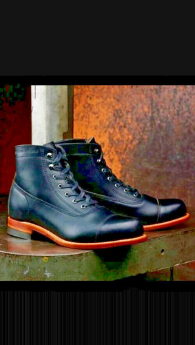 Handmade men black leather - ​handmade,