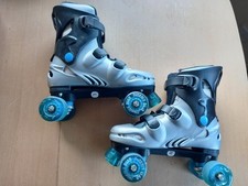 Roller Skates Quads SFR Phoenix Mens Size 8 Blue / Grey 62mm wheels