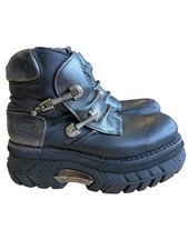 New Rock Planet Men's Black