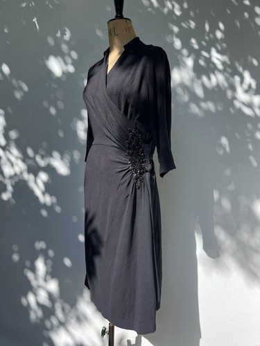 1940 rayon crepe cocktail - 1940’s,