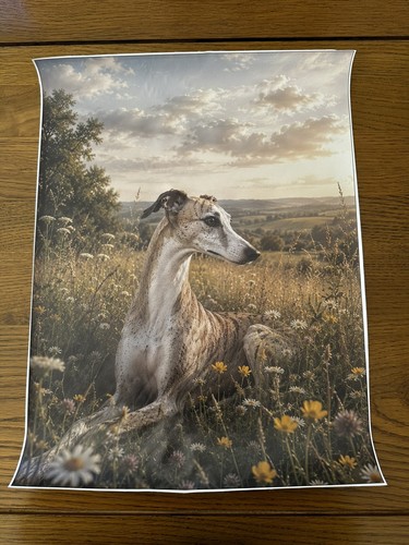 Canvas print brindle fawn - print,