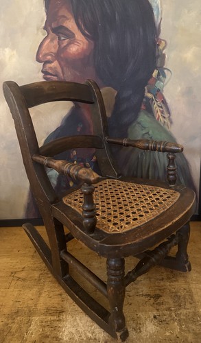 Antique child wood - child, primitive