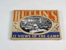 VINTAGE Butlin's Memorabilia 12 x Black & White Photographs FILEY CAMP 1950s