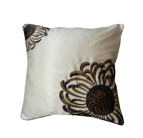 Luxury floral embroidered faux - floral,